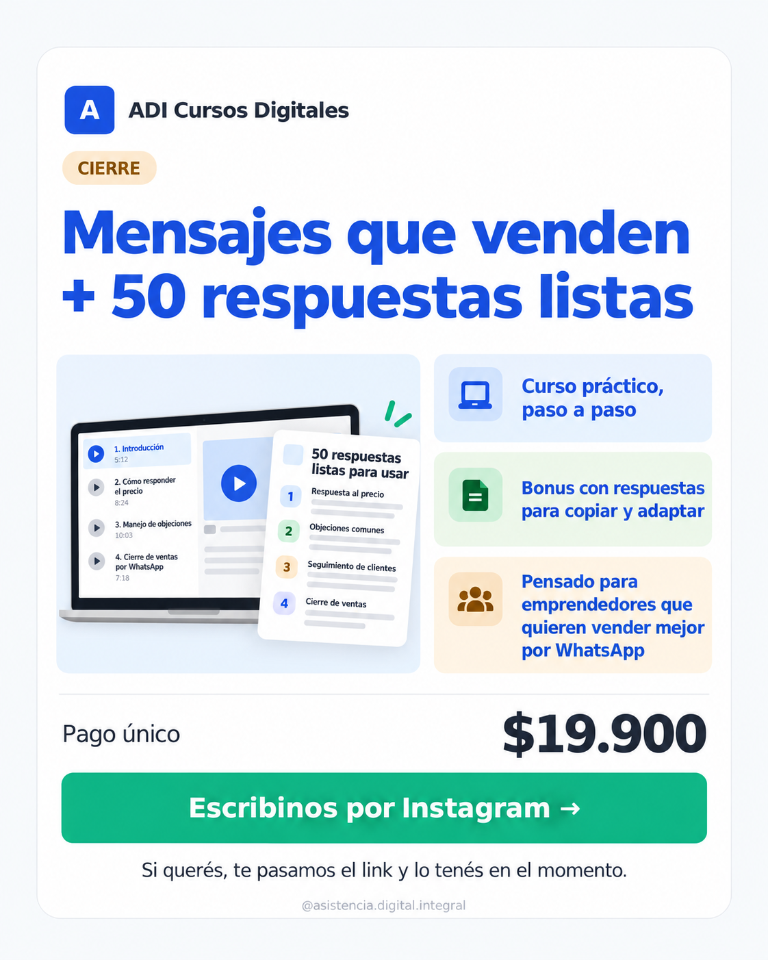 Cursos digitales para emprendedores ADI